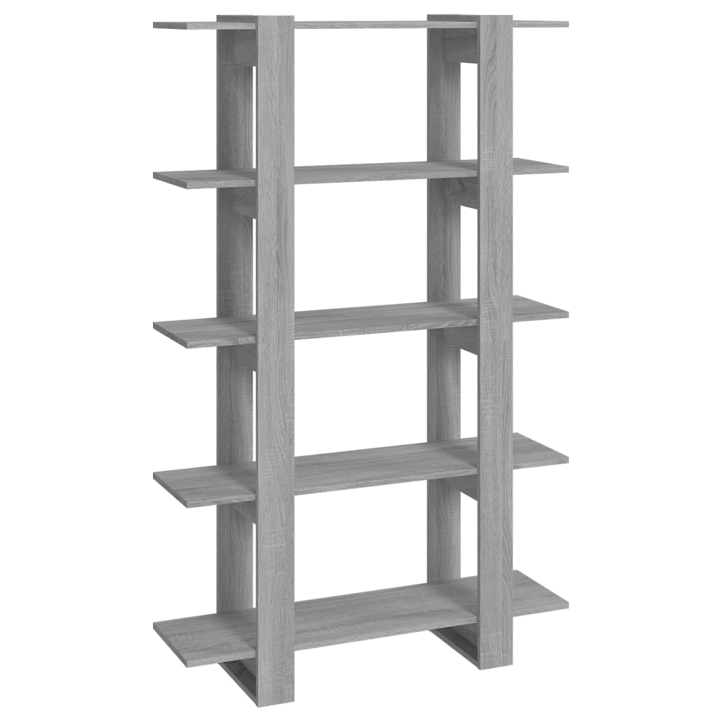 NNEVL Book Cabinet/Room Divider Grey Sonoma 100x30x160 cm-1