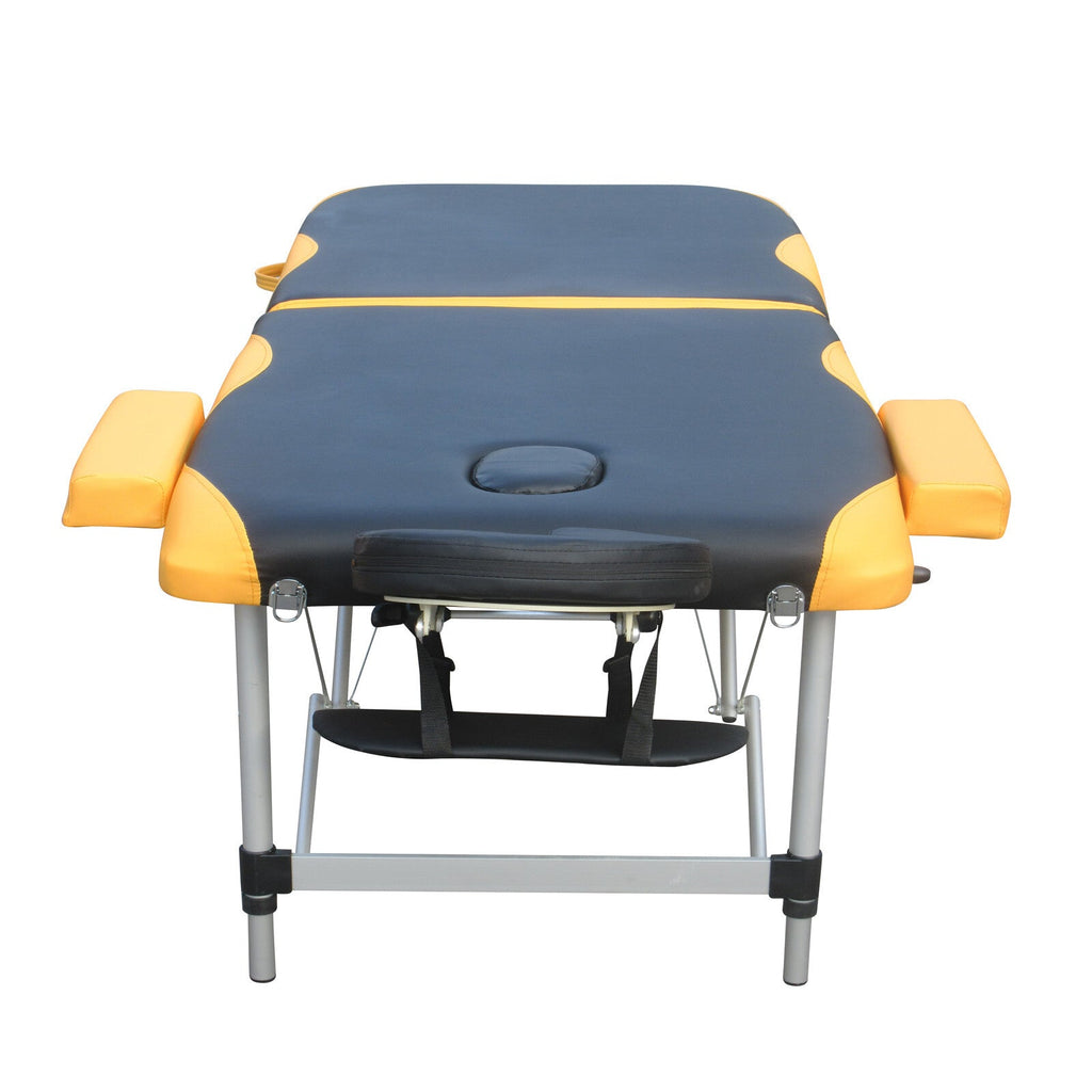 NNEDSZ YES4HOMES 2 Fold Portable Aluminium Massage Table Massage Bed Beauty Therapy-1