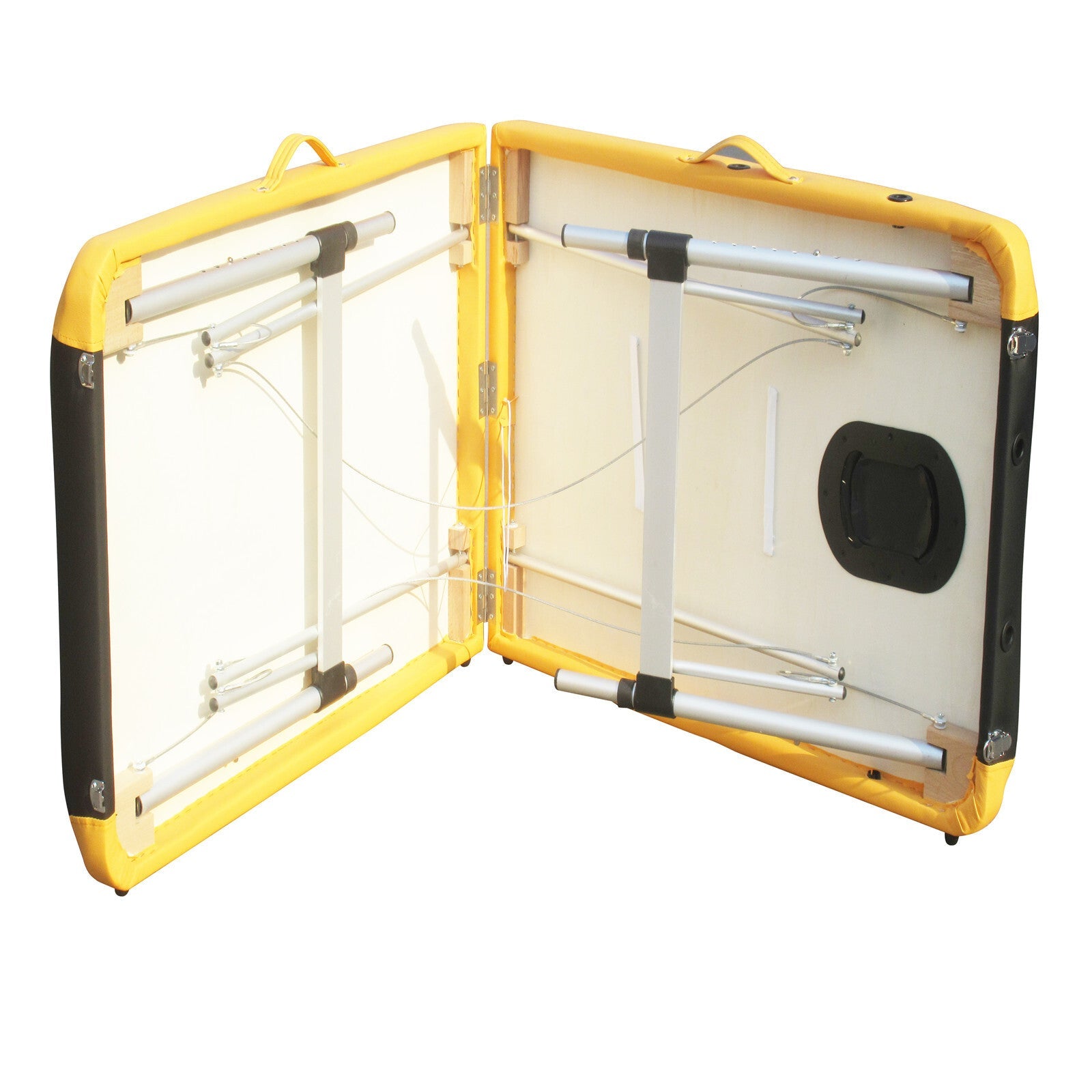 NNEDSZ YES4HOMES 2 Fold Portable Aluminium Massage Table Massage Bed Beauty Therapy-4