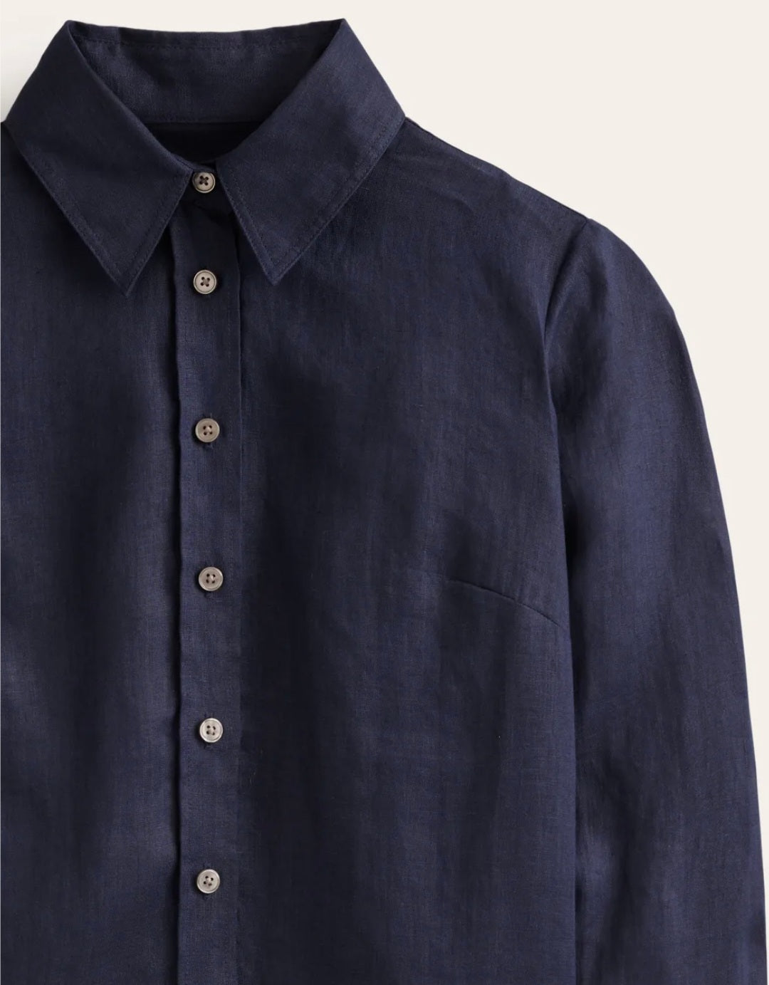 Blue Linen Shirt | Linen Shirt | Formal Shirt | Summer Shirt-4