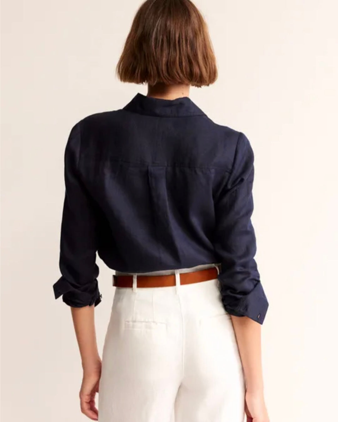 Blue Linen Shirt | Linen Shirt | Formal Shirt | Summer Shirt-2