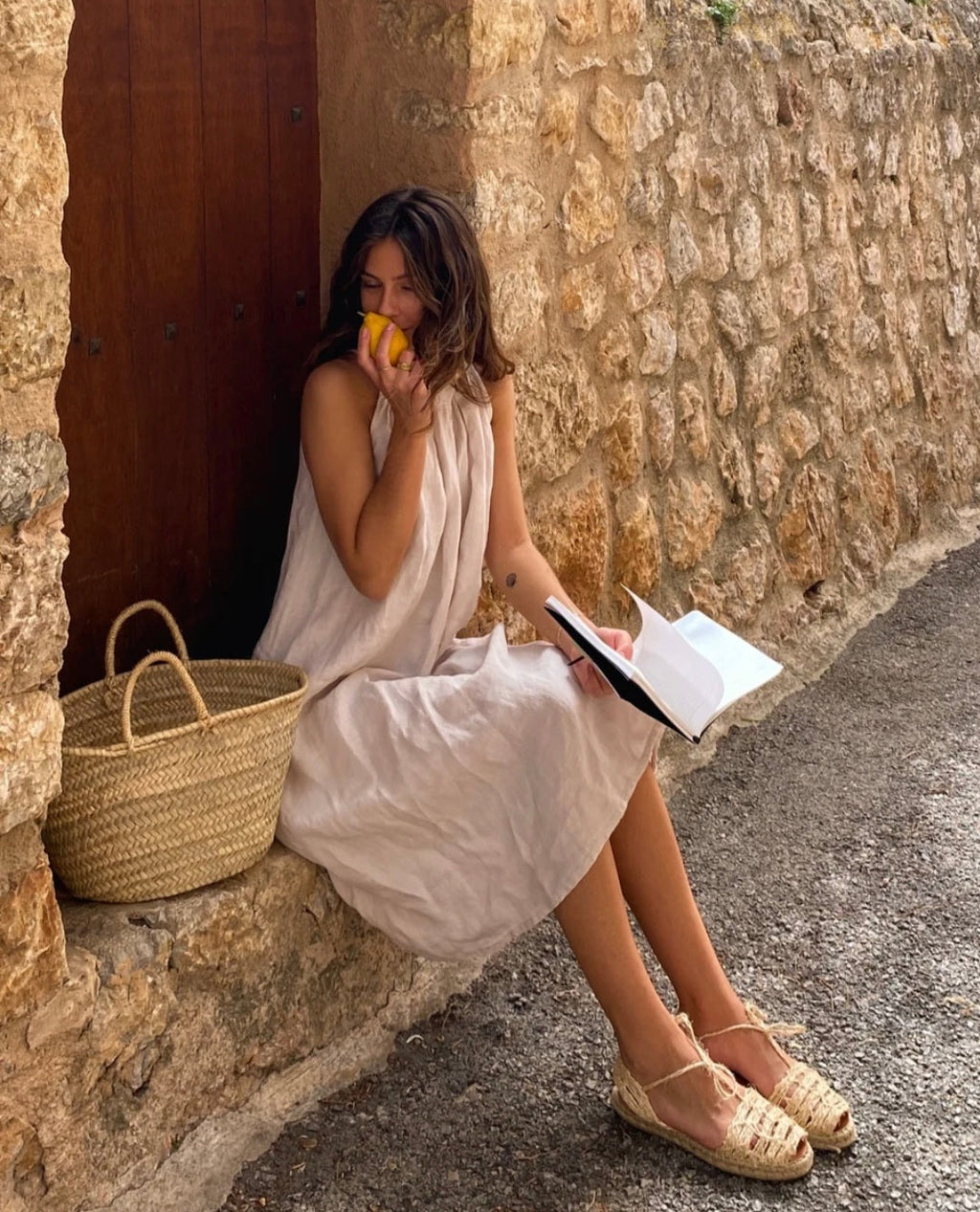 Ivory Linen Dress | Maxi Dress | Linen Dress | Linen Clothing | 100% Organic Linen-2