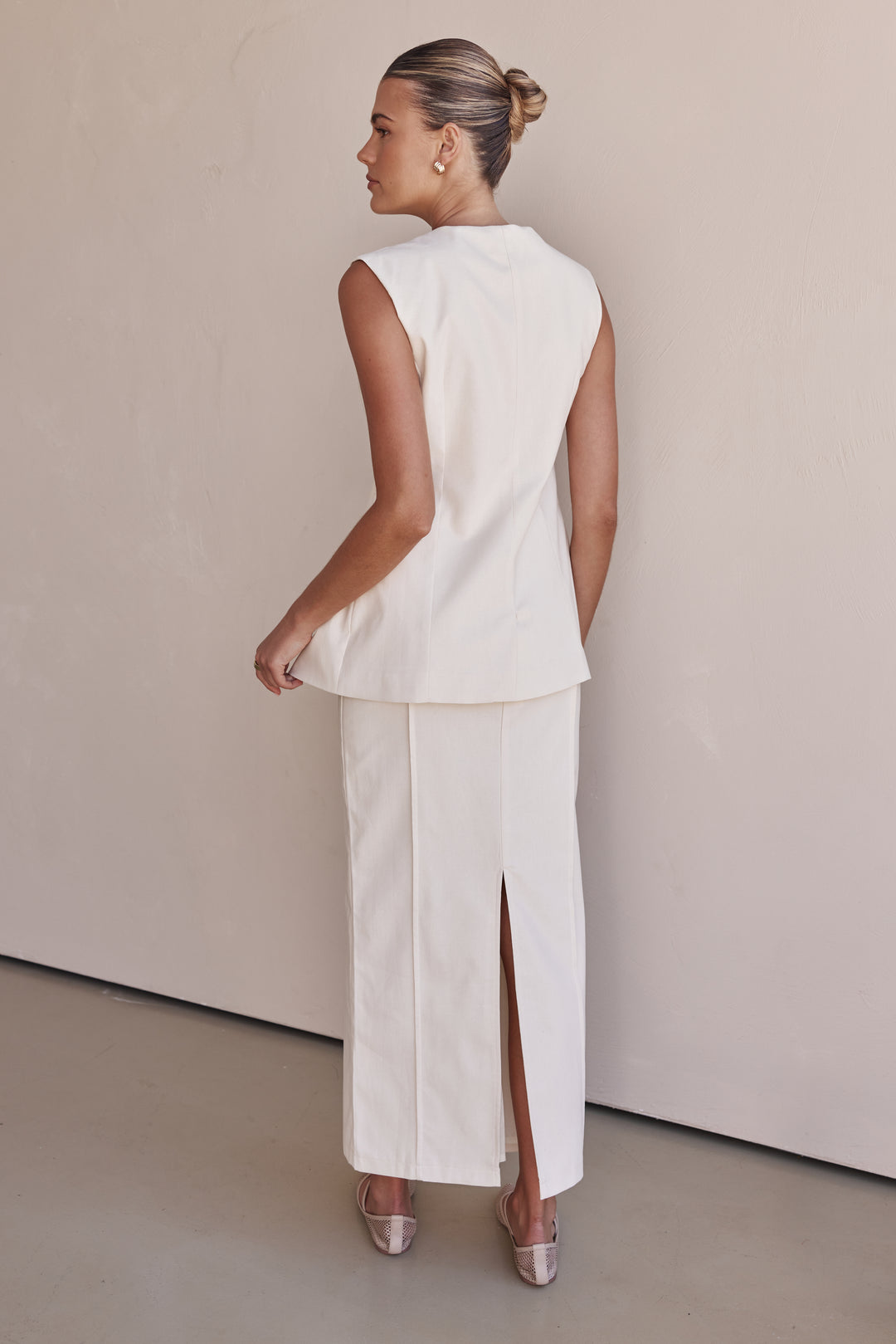 Linen Vest for Women-4